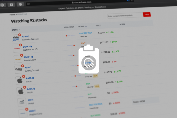 How to Pick Stocks Using Stockchase